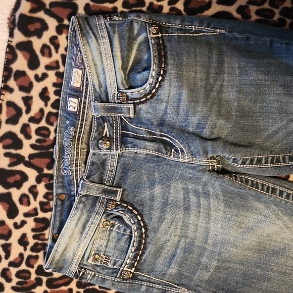 MISS ME jeans 2000s bling on back pockets - Picture 3 of 8
